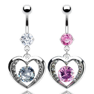 Navle Piercing med Stener