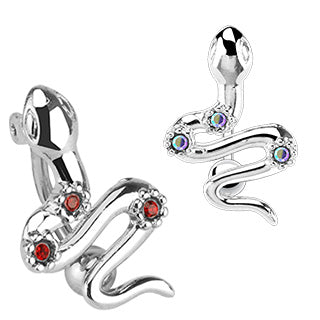 Navle Piercing Flower Snake