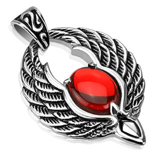 Phoenix Wings Med Red Orb Anheng