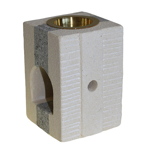 Aromalampe i sandstein - Combo Square