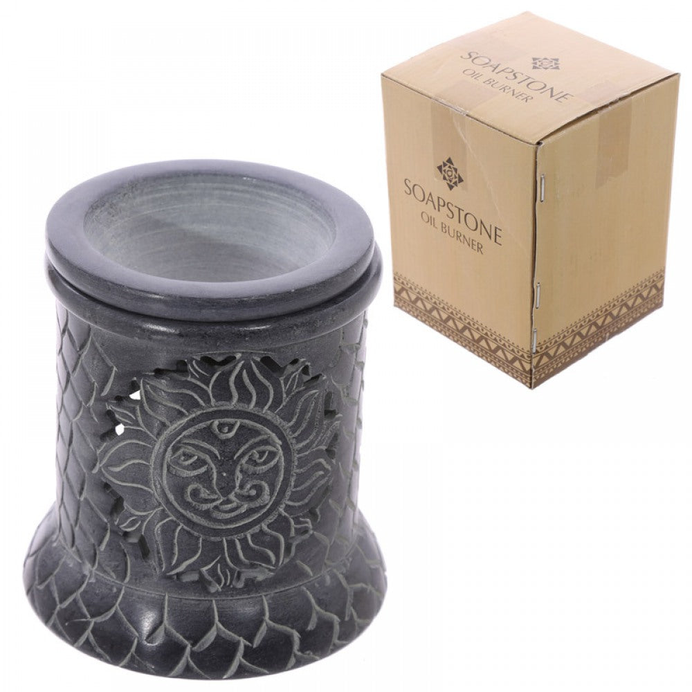 Aromalampe i keramikk Black Sun Record