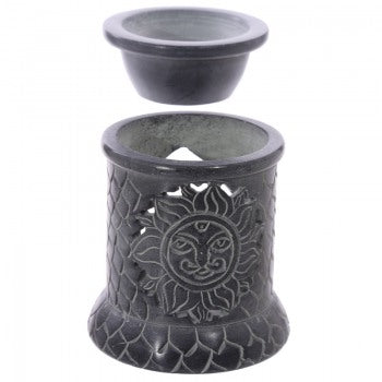 Aromalampe i keramikk Black Sun Record